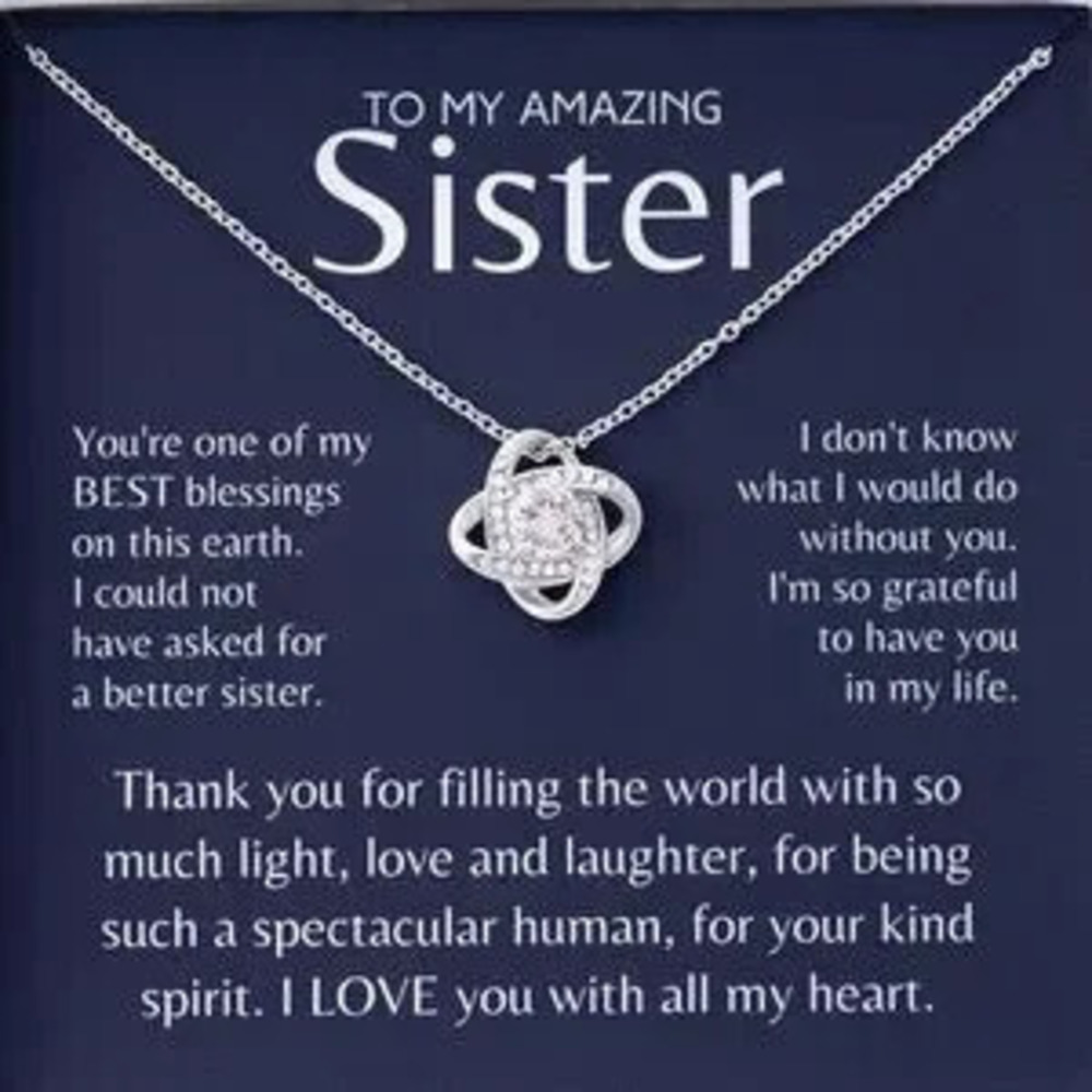Necklace Gift for sister